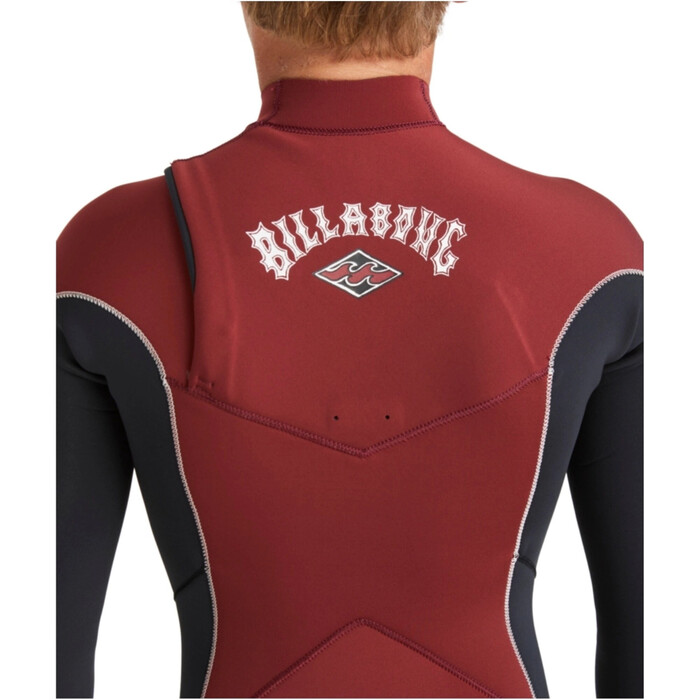 2024 Billabong Junior Absolute Natural 5/4mm Chest Zip Wetsuit ABBW100152 - Burnt Henna